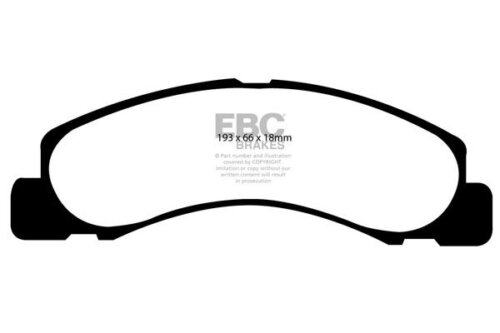 EBC Greenstuff 6000 prednje kočione pločice za Ford Excursion