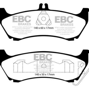 EBC Greenstuff 6000 stražnje kočione pločice za Mercedes-Benz M-Class