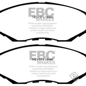 EBC Greenstuff 6000 prednje kočione pločice za Honda CR-V, Honda Element