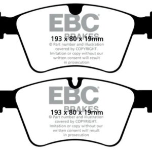 EBC Greenstuff 6000 prednje kočione pločice za Mercedes-Benz GL, Mercedes-Benz M-Class
