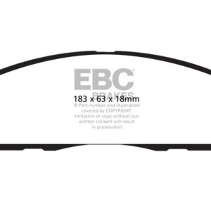 EBC Greenstuff 6000 prednje kočione pločice za Chrysler Voyager, Jeep Gladiator