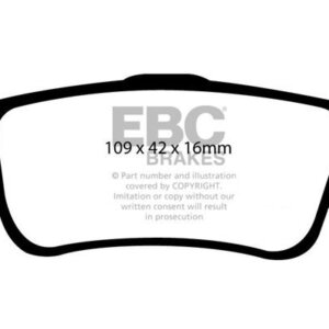EBC Greenstuff 6000 stražnje kočione pločice za Honda CR-V