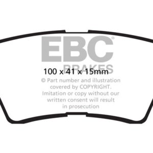 EBC Greenstuff 6000 stražnje kočione pločice za Hyundai Elantra, KIA Soul