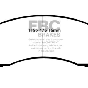 EBC Ultimax prednje kočione pločice za Nissan Sunny, Nissan Silvia