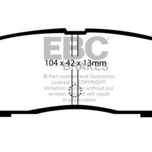 EBC Ultimax stražnje kočione pločice za Ford Probe, Mazda 626