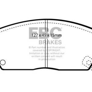 EBC Ultimax prednje kočione pločice za Hyundai ix35, Hyundai Lantra