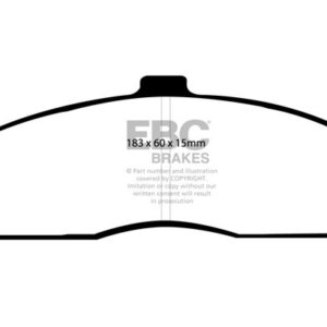 EBC Orangestuff prednje kočione pločice za Chevrolet Corvette, Holden Monaro