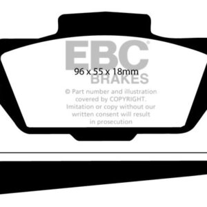 EBC Orangestuff prednje kočione pločice za Saab 96, SAAB 9-5