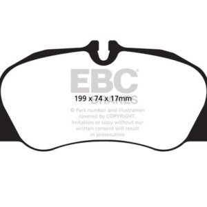EBC Orangestuff prednje kočione pločice za Porsche Boxster, Porsche Cayman