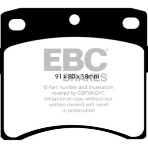 EBC Ultimax prednje kočione pločice za VW Transporter