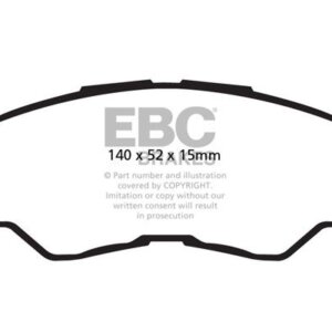 EBC Ultimax prednje kočione pločice za Toyota Hilux