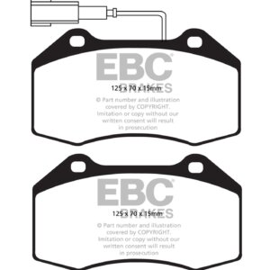 EBC Ultimax prednje kočione pločice za Abarth Grande Punto, Alfa Romeo Mito