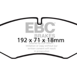EBC Ultimax prednje kočione pločice za Land Rover Discovery, Land Rover Range Rover