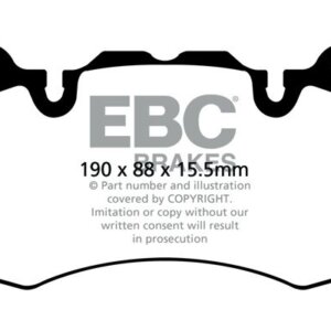 EBC Ultimax prednje kočione pločice za Land Rover Defender, Land Rover Discovery