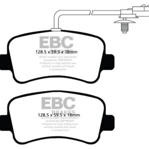 EBC Ultimax stražnje kočione pločice za Nissan NV400, Opel Movano