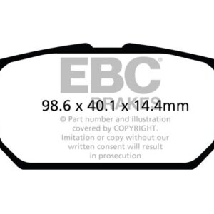 EBC Ultimax stražnje kočione pločice za Suzuki S-Cross, Suzuki Vitara