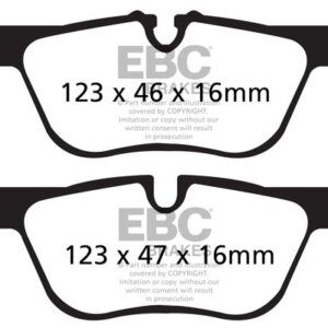 EBC Ultimax stražnje kočione pločice za BMW 1, BMW 4