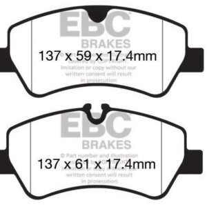 EBC Ultimax stražnje kočione pločice za Ford Transit Courier, Ford Transit