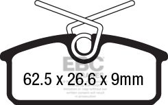EBC Ultimax stražnje kočione pločice za Renault Twizy
