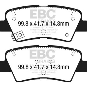 EBC Ultimax stražnje kočione pločice za KIA Soul