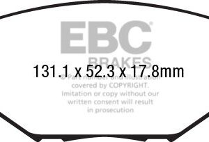 EBC Ultimax prednje kočione pločice za Skoda Fabia