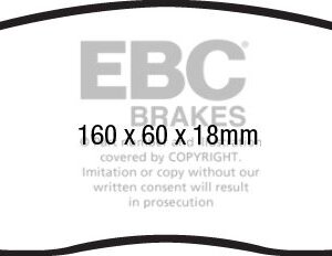 EBC Ultimax prednje kočione pločice za Nissan NV300, Opel Vivaro