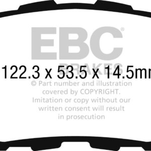 EBC Ultimax prednje kočione pločice za Mazda MX-5, FIAT 124