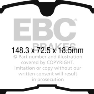 EBC Ultimax prednje kočione pločice za Peugeot 308