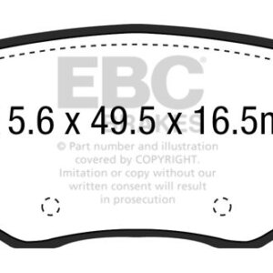 EBC Ultimax stražnje kočione pločice za Jeep Cherokee