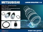 Hardrace Regulator prednjeg centra nagiba Mitsubishi Lancer Evolution