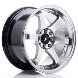 Felga Japan Racing JR-3 15" J 4x100/4x108 ET25 Srebrna / polirana