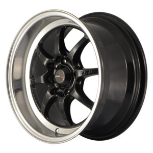 Felga Japan Racing TF-2 15" J 4x100/4x114,3 ET10 Crna sjajna
