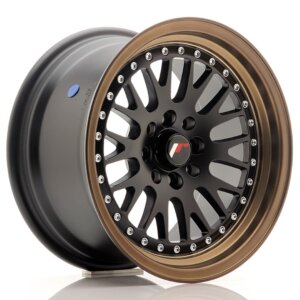 Felga Japan Racing JR-10 15" J 4x100/4x108 ET20 Crna mat / satin