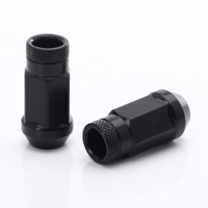 JN1 Black Steel Wheel Nuts M12x1,5 (Pack of 20)