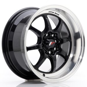 Felga Japan Racing TF-2 15" J 4x100/4x108 ET30 Crna sjajna