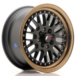 Felga Japan Racing JR-10 15" J 4x100/4x108 ET30 Crna mat / satin