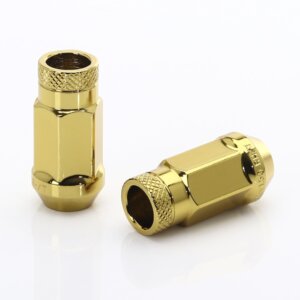 JN1 Forged Steel Wheel Nuts - Gold M12x1.5 (Pack of 20)