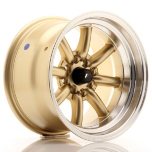 Felga Japan Racing JR-19 15" J 4x100/4x114,3 ET13 Zlatna