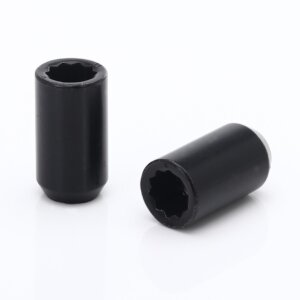 1/2" - 20 UNF Internal Drive Black Wheel Nuts (Set of 20)