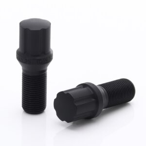 Black JB1 Wheel Bolts M12x1.25 (Pack of 20)
