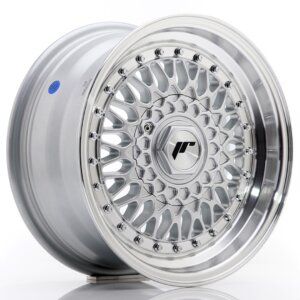 Felga Japan Racing JR-9 15" J 4x100/4x108 ET20 Srebrna / polirana
