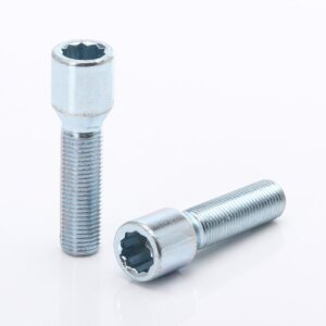 Silver Extended Internal Drive Wheel Bolts M12x1.5 (45 mm - Pack of 10)