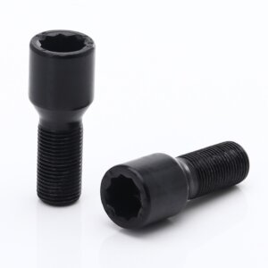 Black Internal Drive Wheel Bolts M14x1.25 (Pack of 20)