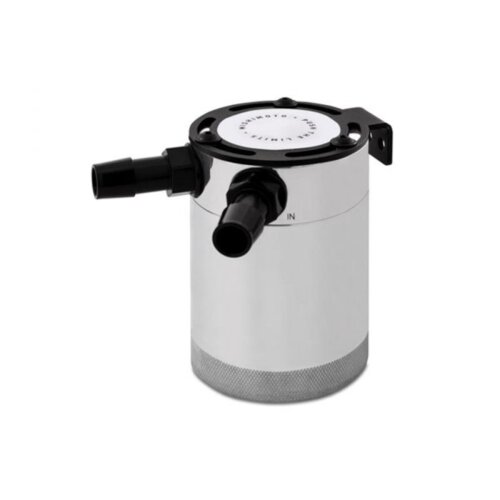 Mishimoto Compact Baffled 2-port spremnik za ulje – polirana izvedba