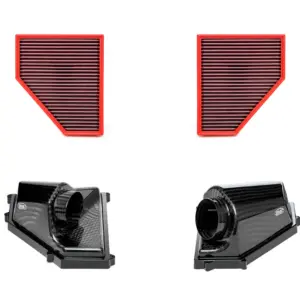 BMC karbonski usisni komplet CKS CKS00004 za BMW M2, M3, M4 – 2 × airbox (karbonsko kućište), 2 × filtra zraka, sjajni karbon