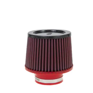 BMC konusni filtar zraka FBSA80-110C – priključak Ø80 mm, visina 156 mm, karbonski poklopac