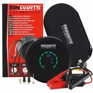 Einparts akumulatorski kompresor 3 u 1 s pokretanjem motora i powerbankom, 150 PSI, 8000 mAh