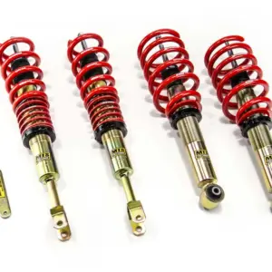 MTS Technik podesivi ovjes za Audi A6 C5 (4B) / Audi A6 C5 Avant (4B) / Volkswagen PASSAT B5 (3B2) (1.8 T quattro / 2.4 quattro / 2.5 TDI quattro i drugi, prednja osovina do 1100 kg) — spuštanje 40 - 75 mm