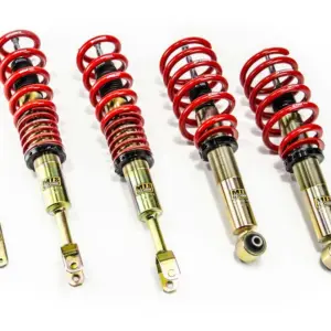 MTS Technik podesivi ovjes za Audi A6 C5 (4B) / Audi A6 C5 Avant (4B) / Volkswagen PASSAT B5 (3B2) (1.8 T quattro / 2.4 quattro / 2.5 TDI quattro i drugi, prednja osovina do 1350 kg) — spuštanje 40 - 75 mm