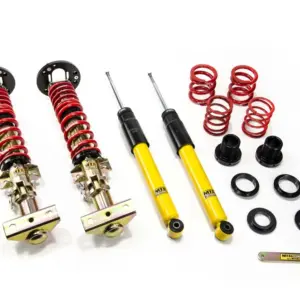 MTS Technik podesivi ovjes za BMW 3 Convertible (E36) / BMW 3 Coupe (E36) / BMW 3 (E36) (s camber pločama sprijeda) — spuštanje 60 - 100 mm / 40 - 80 mm